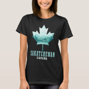 Saskatchewan-Ahornblatt-Elch-Vintage-Kanada-Kanada T-Shirt