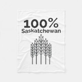 Saskatchewan-Bauer Fleecedecke