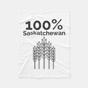 Saskatchewan-Bauer Fleecedecke