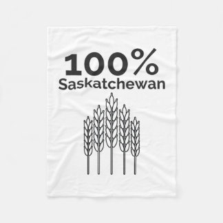 Saskatchewan-Bauer Fleecedecke