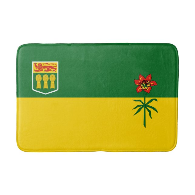 Saskatchewan Flag Badematte (Vorderseite)