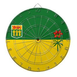 Saskatchewan Flag Dartscheibe