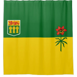 Saskatchewan Flag Duschvorhang