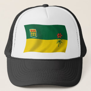 Saskatchewan Flag Hat Truckerkappe