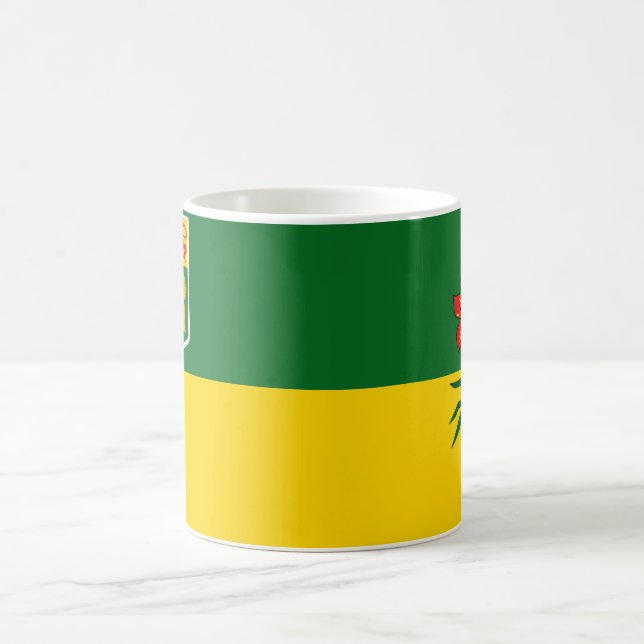 Saskatchewan Flag Kaffeetasse (Mittel)