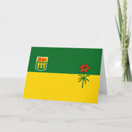 Saskatchewan Flag Karte