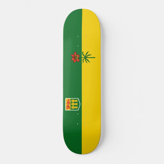 Saskatchewan Flag Skateboard (Vorderseite)