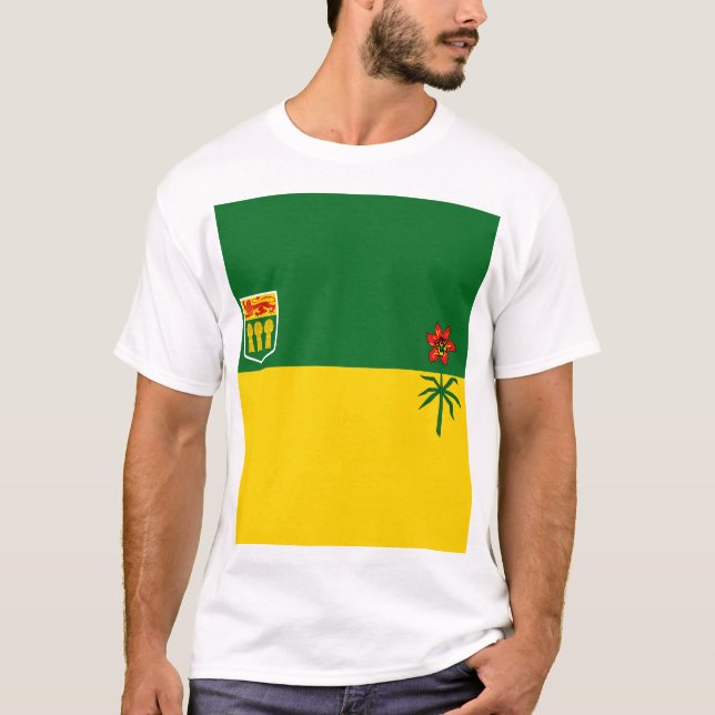 Saskatchewan Flag T-Shirt (Vorderseite)