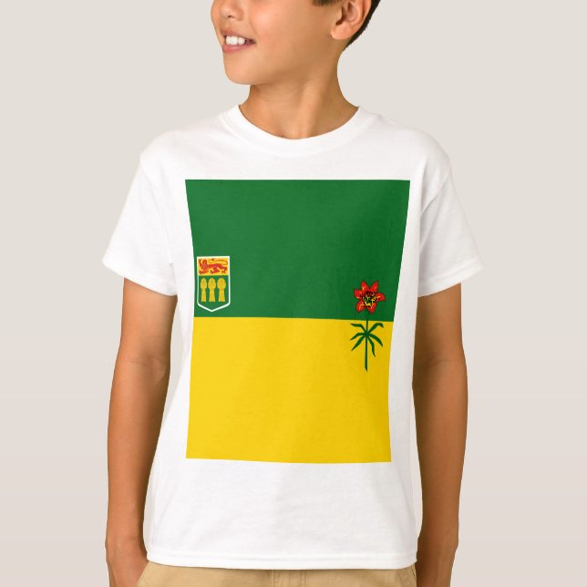 Saskatchewan Flag T-Shirt (Vorderseite)