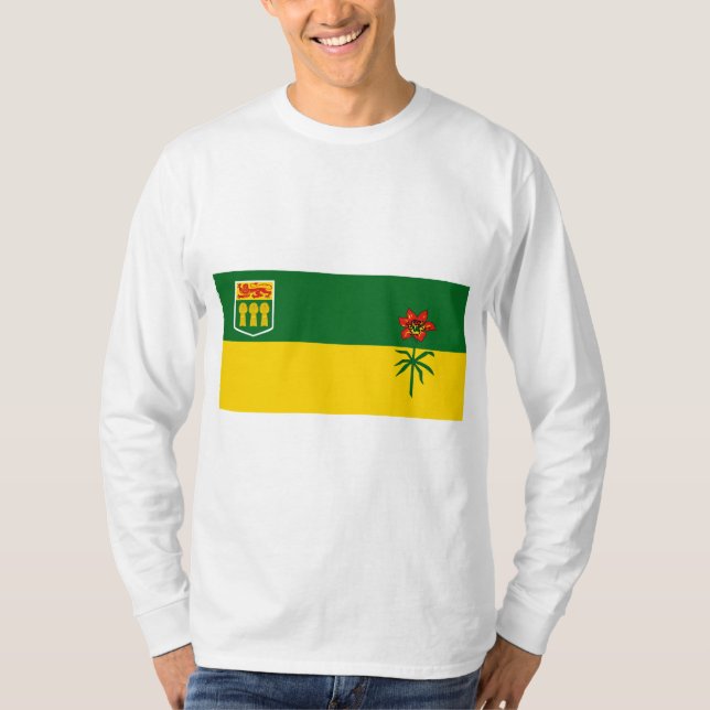 Saskatchewan Flag T-Shirt (Vorderseite)
