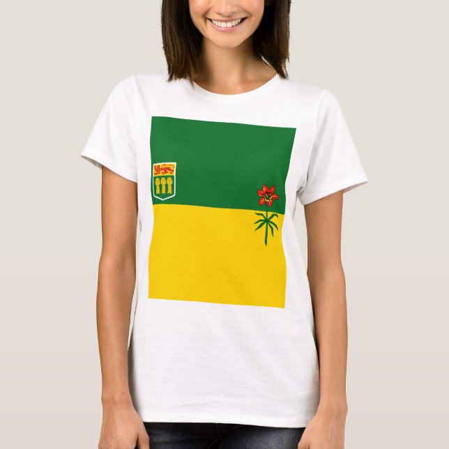 Saskatchewan Flag T-Shirt (Vorderseite)