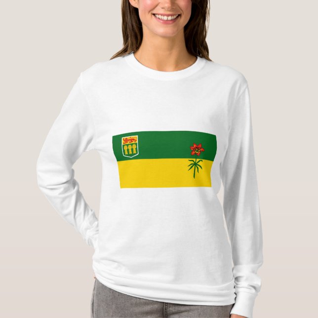 Saskatchewan Flag T-Shirt (Vorderseite)