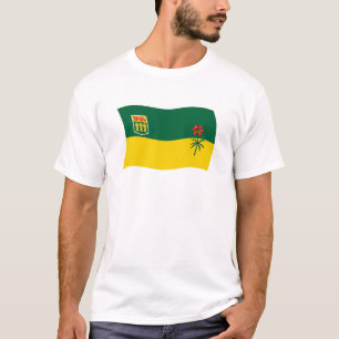 Saskatchewan-Flaggen-Shirt T-Shirt