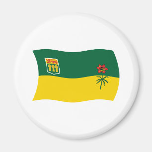 Saskatchewan-Flaggenmagnet Magnet