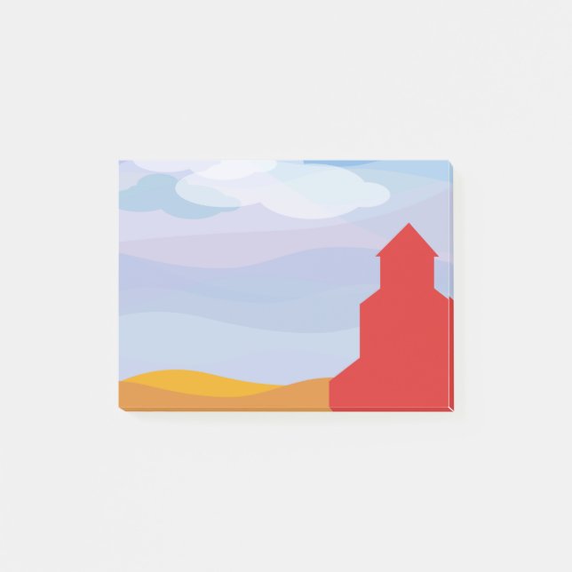 Saskatchewan Grain Elevator Post-it Klebezettel (Vorderseite)