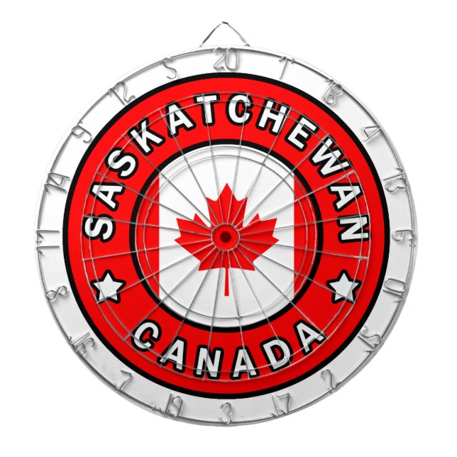 Saskatchewan Kanada Dartscheibe (vorne)