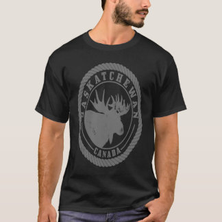 Saskatchewan Kanada Elch Vintage Wandern Natur Ca T-Shirt