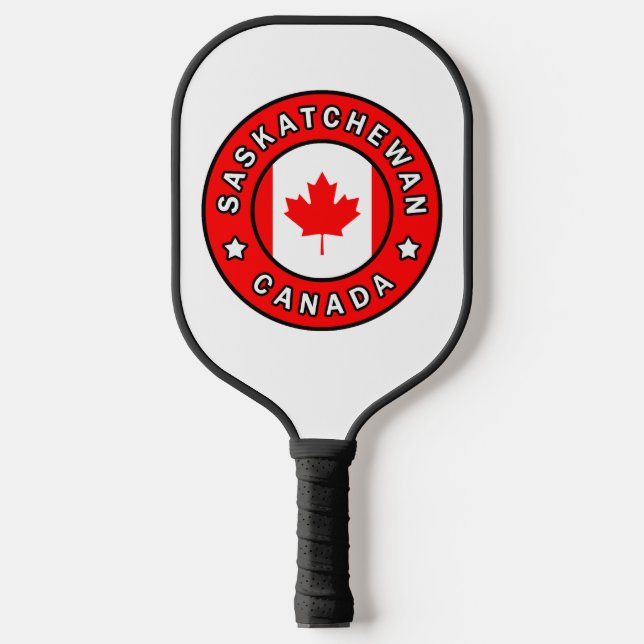 Saskatchewan Kanada Pickleball Schläger (Vorderseite)