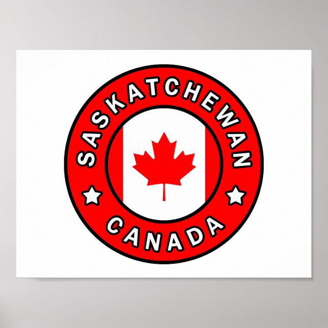 Saskatchewan Kanada Poster (Vorne)