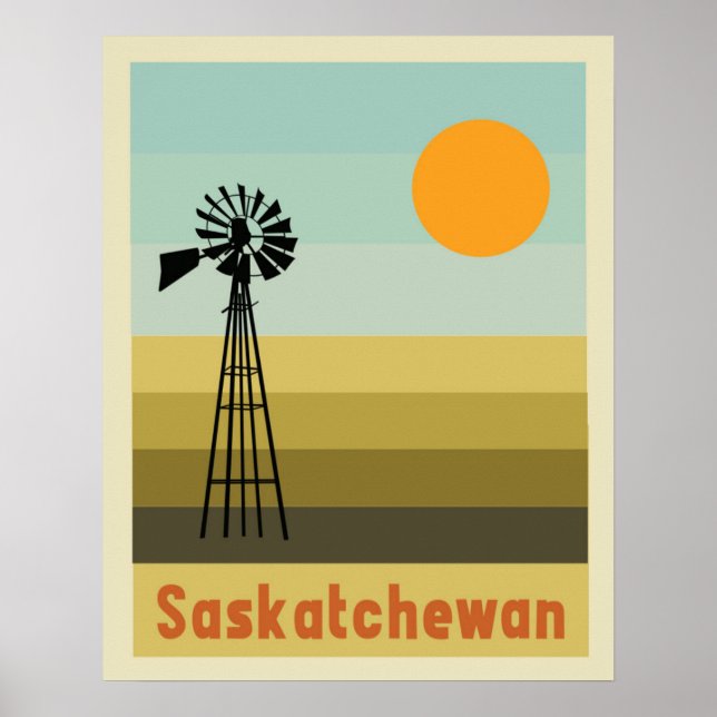 Saskatchewan Kanada Poster (Vorne)
