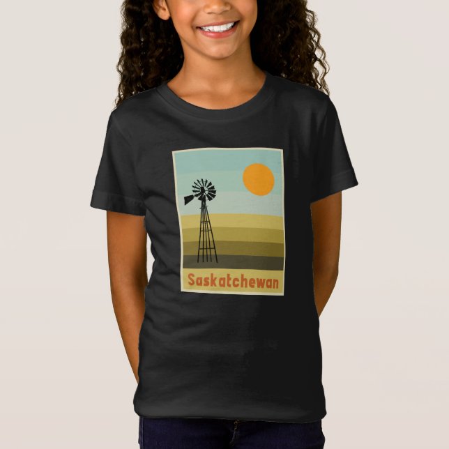 Saskatchewan Kanada T-Shirt (Vorderseite)