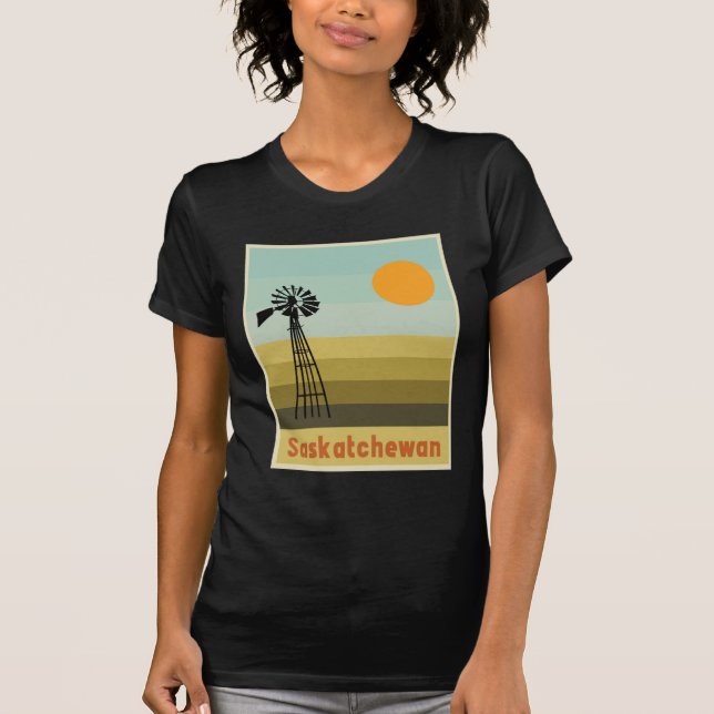 Saskatchewan Kanada T-Shirt (Vorderseite)