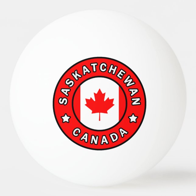 Saskatchewan Kanada Tischtennisball (Vorderseite)