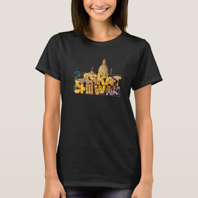 Saskatchewan Legislative Gebäude Regina Saskatoon T-Shirt (Vorderseite)