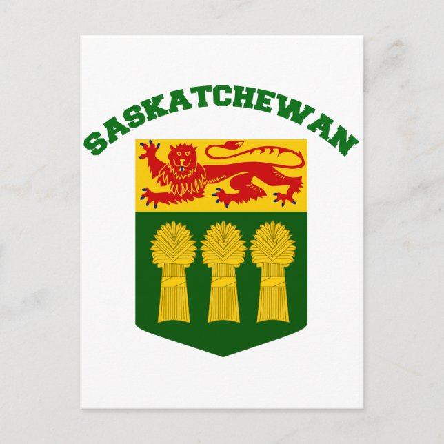 SASKATCHEWAN POSTKARTE (Vorderseite)