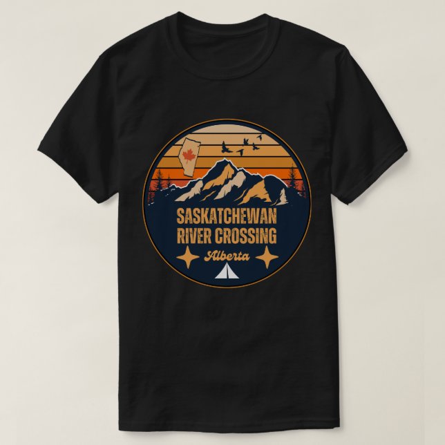 Saskatchewan River Crossing, Alberta T-Shirt (Design vorne)