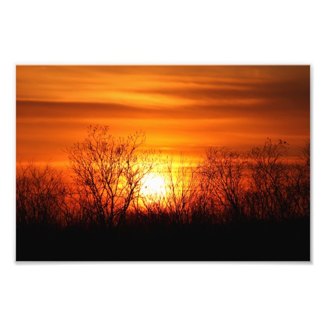 Saskatchewan Sunset Fotodruck (Vorne)