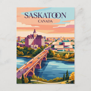 Saskatoon Kanada Postkarte