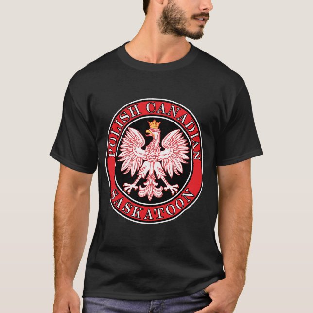 Saskatoon Polnischer Adler T-Shirt (Vorderseite)