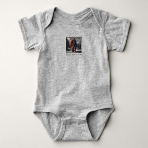 Sasquatch aka Bigfoot glaubt an mich Baby Strampler