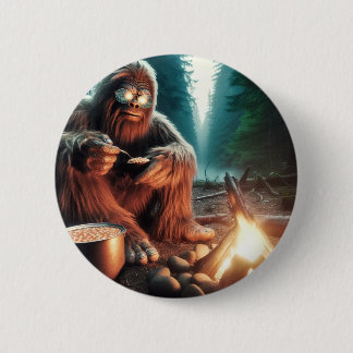 Sasquatch am Campfire Button