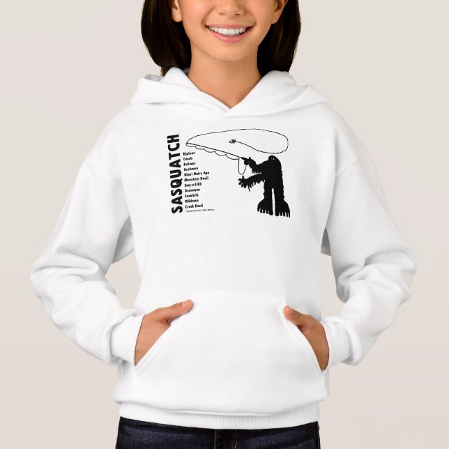 Sasquatch Angler Petroglyph T - Shirt (Vorderseite)