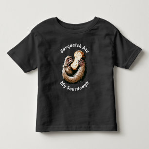 Sasquatch Ate My Sourdough Kleinkind T-shirt