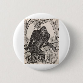Sasquatch auf dem Weg Button