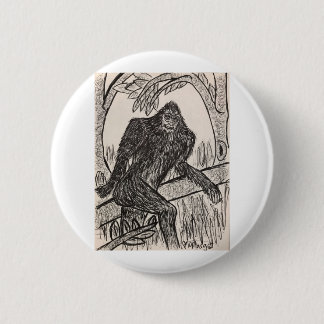 Sasquatch auf dem Weg Button