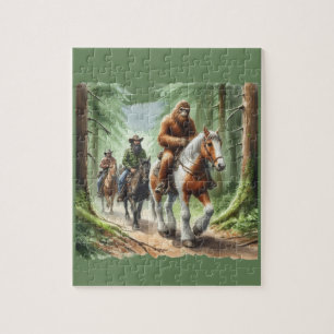 Sasquatch auf einer Gruppen-Trail-Tour Puzzle