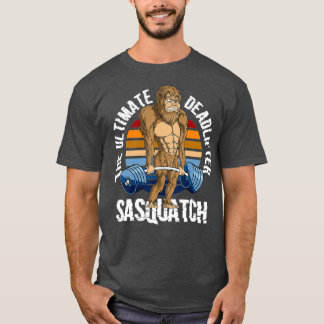 Sasquatch Big Foot Deadlift T-Shirt