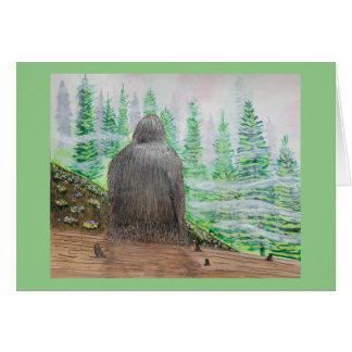 Sasquatch Bigfoot art - "Meister seiner Domäne"