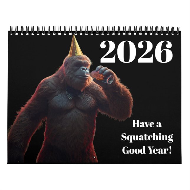Sasquatch Bigfoot Calendar Kalender (Titelbild)