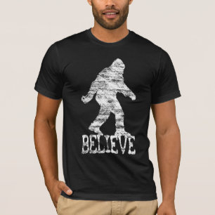 SASQUATCH/BIGFOOT "GLAUBEN" (beunruhigtem) T - T-Shirt