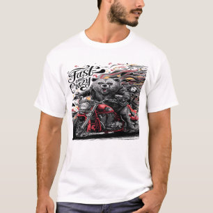 Sasquatch Bigfoot Joyride Motorrad Adventure T-Shirt
