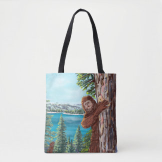 Sasquatch Bigfoot Lake Tahoe-Tragetasche