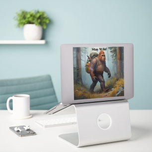 Sasquatch Bigfoot Laptop Aufkleber aus Vinyl