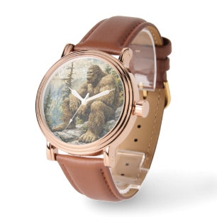 Sasquatch Bigfoot Men Armbanduhr