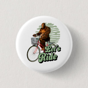 Sasquatch Bike Ride Waldabenteuer Button
