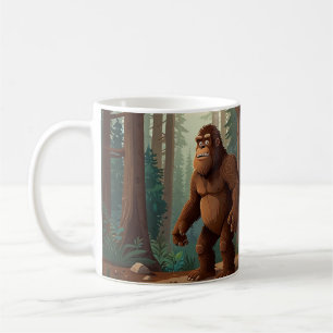 Sasquatch Brauner Big Foot Becher Kaffeetasse